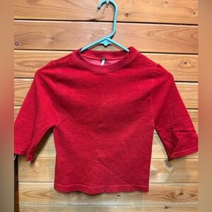 Free people 3/4 Sleeve Top